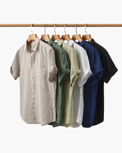 Cape Town – Camisa de lino de manga corta