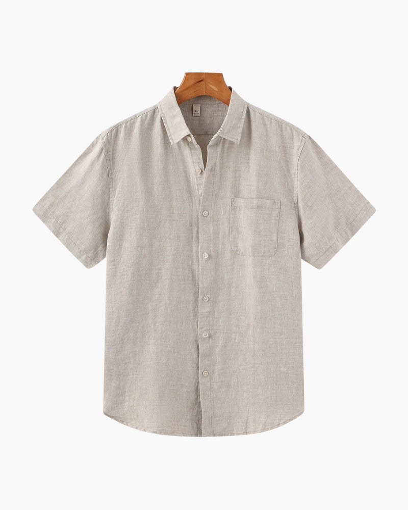 Cape Town – Camisa de lino de manga corta