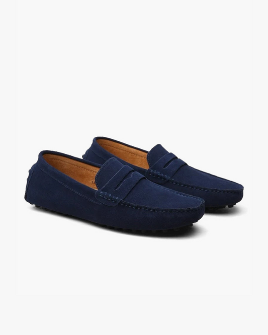 Mocasines de ante