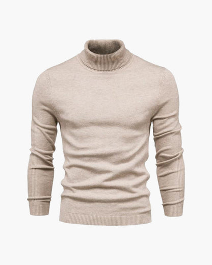 Jersey de cuello alto de Gstaad de lana merina