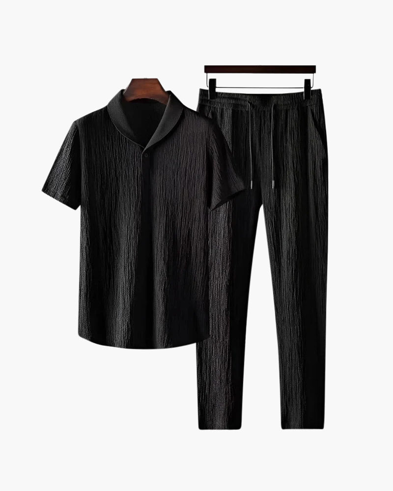 Baumwoll-Polo- und Hosen-Set – milano®