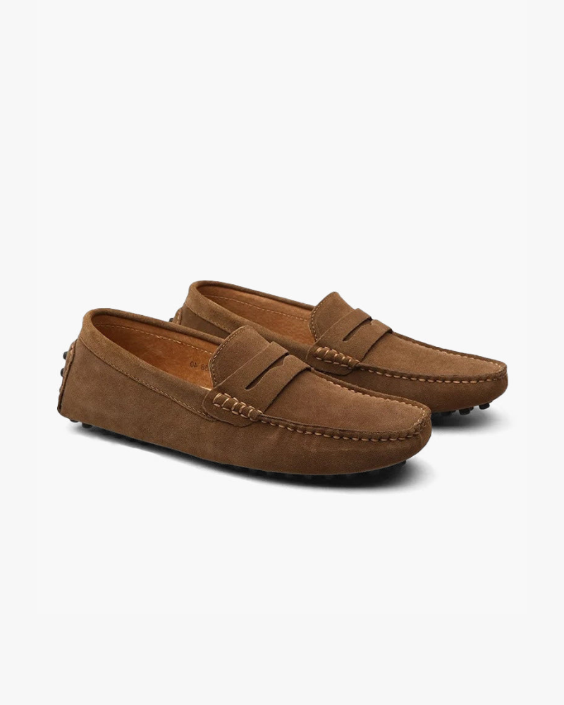 Mocasines de ante