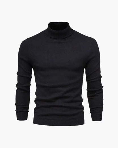 Jersey de cuello alto de Gstaad de lana merina