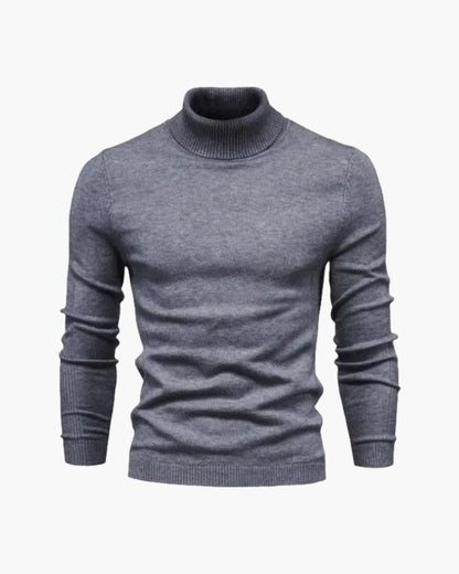 Jersey de cuello alto de Gstaad de lana merina