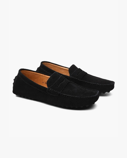 Mocasines de ante