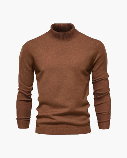 Jersey de cuello alto de Gstaad de lana merina