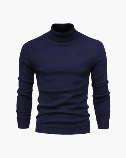 Jersey de cuello alto de Gstaad de lana merina