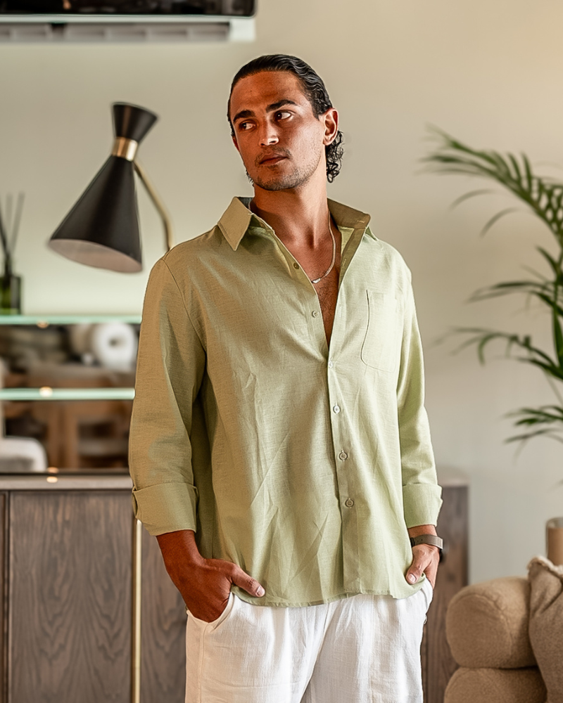 Ciudad del Cabo – Camisa de lino 100 %