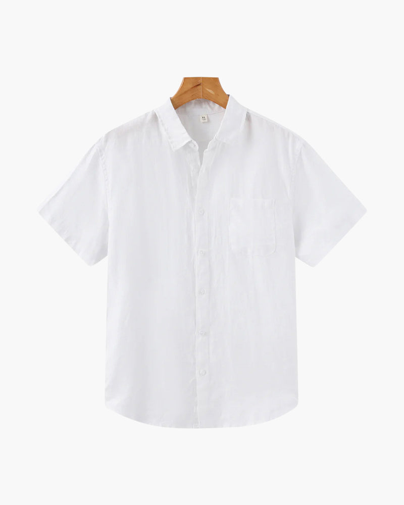 Cape Town – Camisa de lino de manga corta