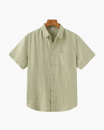 Cape Town – Camisa de lino de manga corta