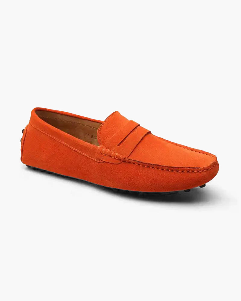 Mocasines de ante