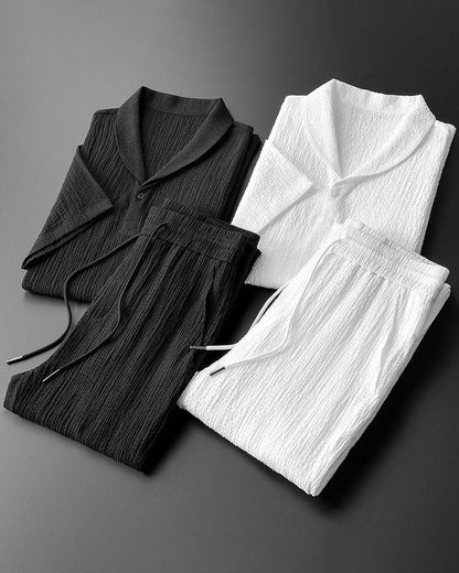 Baumwoll-Polo- und Hosen-Set – milano®