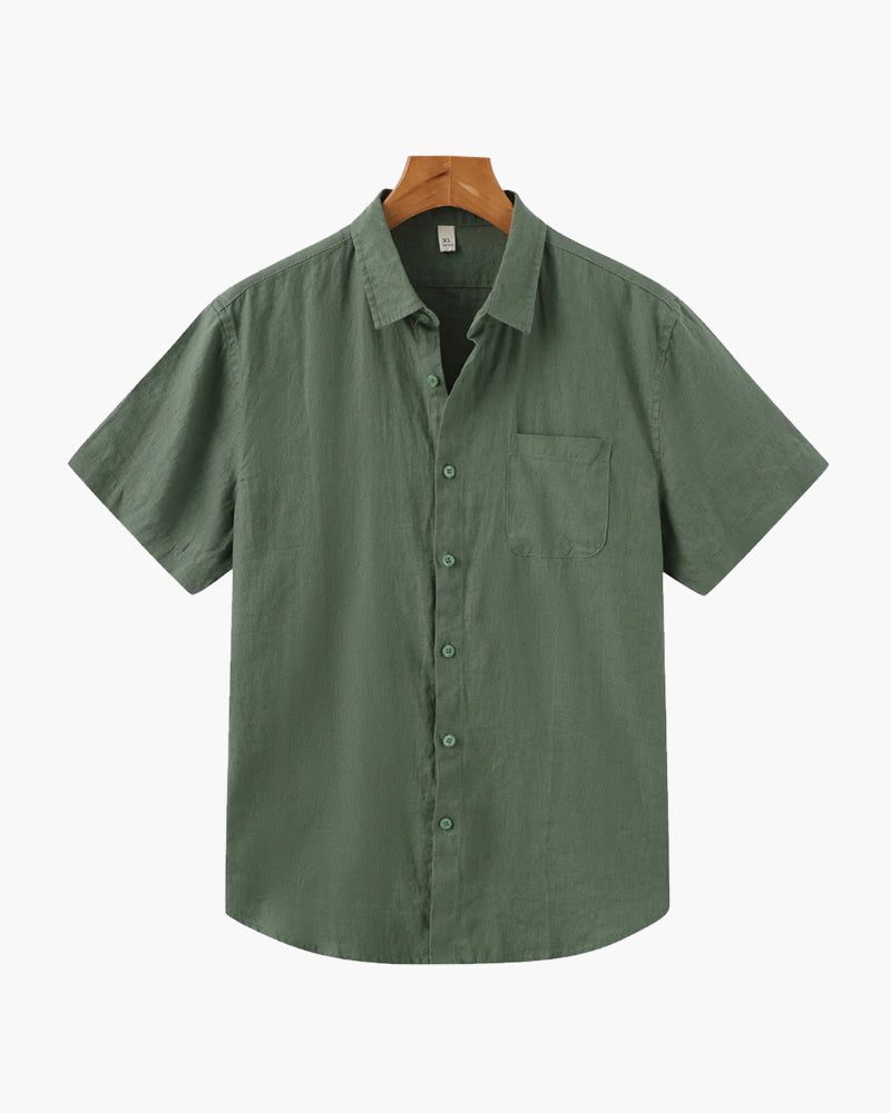 Cape Town – Camisa de lino de manga corta