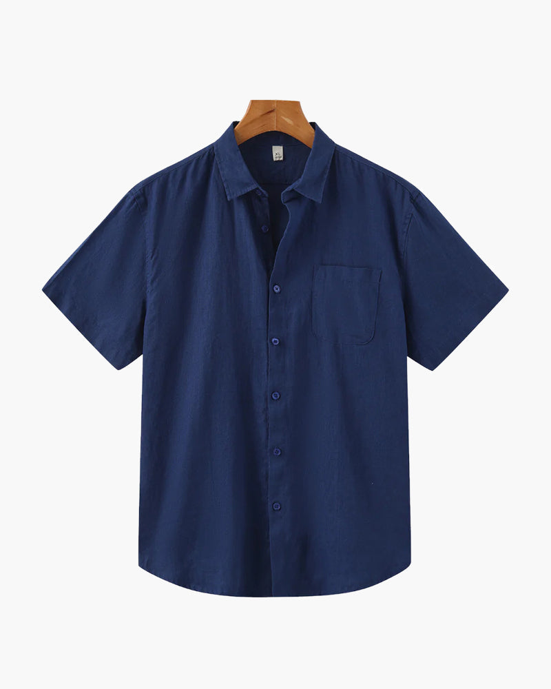 Cape Town – Camisa de lino de manga corta