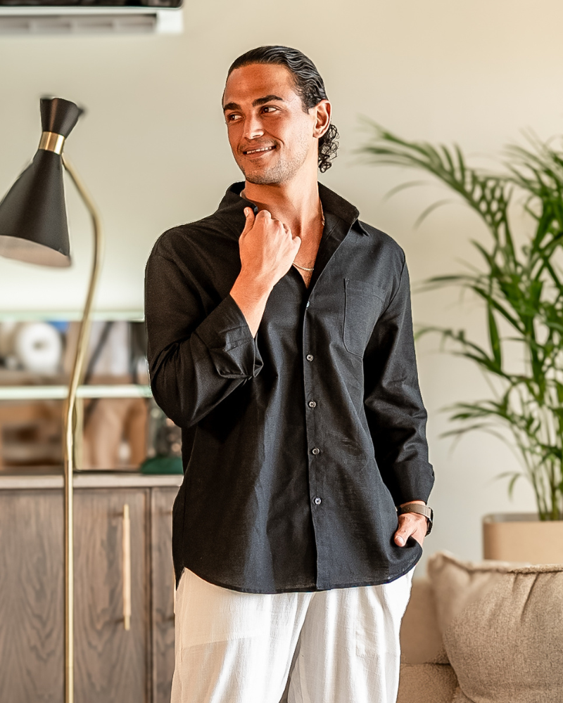Ciudad del Cabo – Camisa de lino 100 %