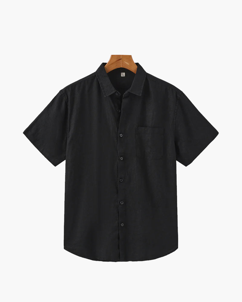 Cape Town – Camisa de lino de manga corta