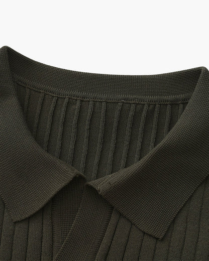 Jersey de punto acanalado de primera calidad