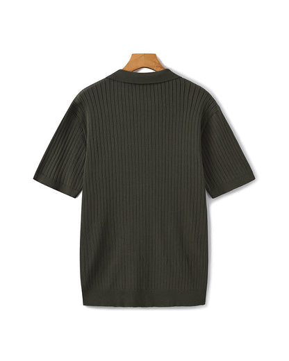 Jersey de punto acanalado de primera calidad
