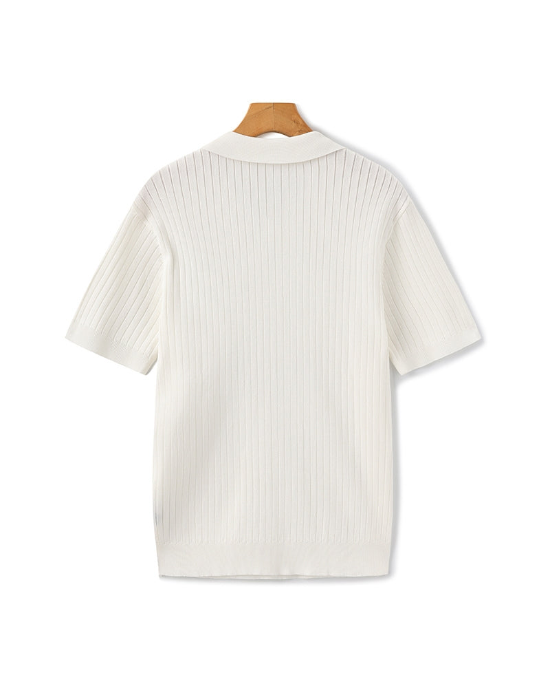 Jersey de punto acanalado de primera calidad