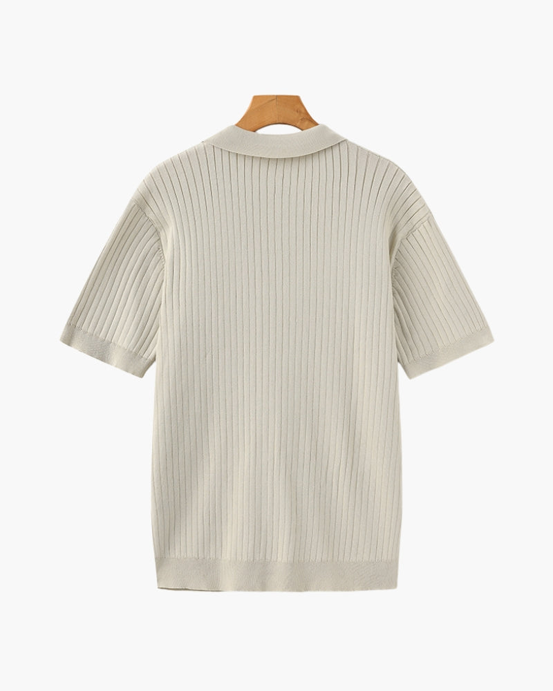 Jersey de punto acanalado de primera calidad