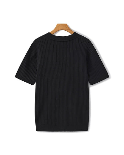 Jersey de punto acanalado de primera calidad