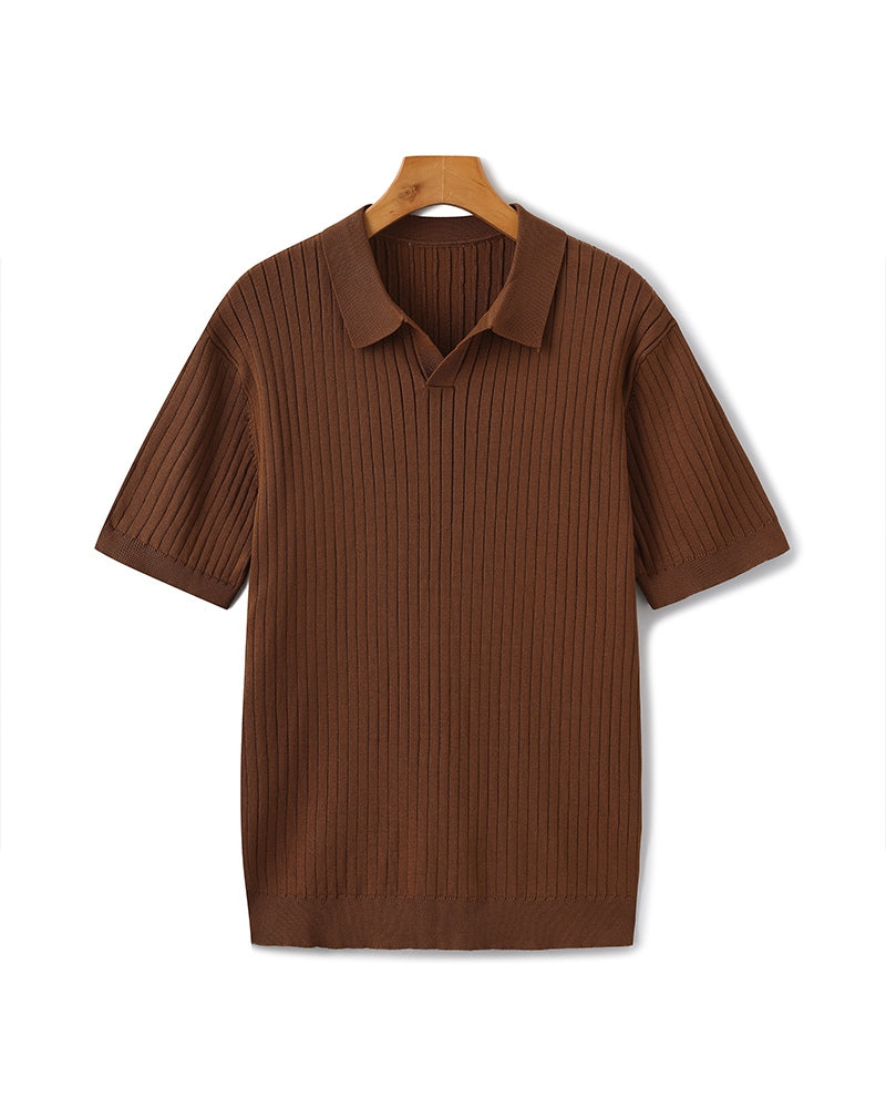 Jersey de punto acanalado de primera calidad