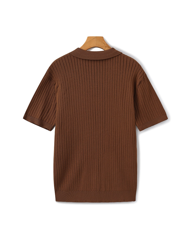 Jersey de punto acanalado de primera calidad