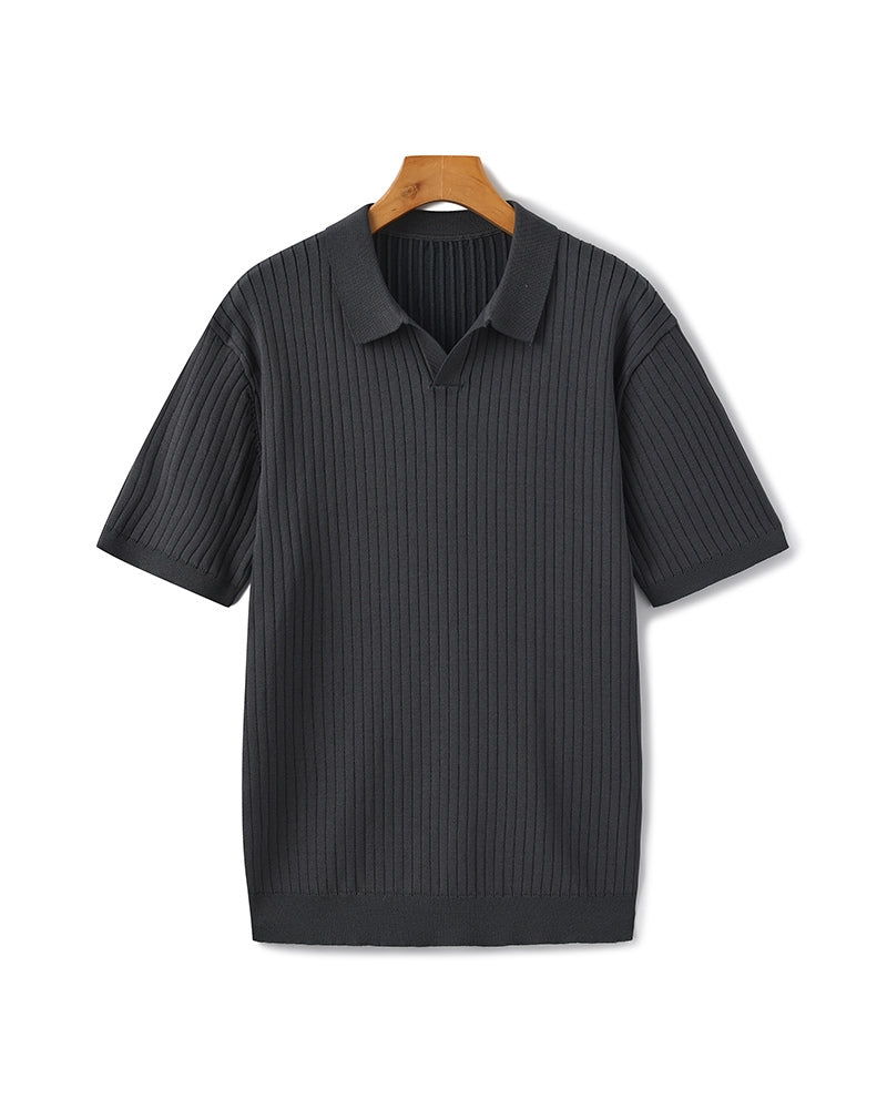 Jersey de punto acanalado de primera calidad