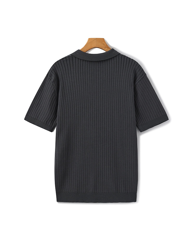 Jersey de punto acanalado de primera calidad