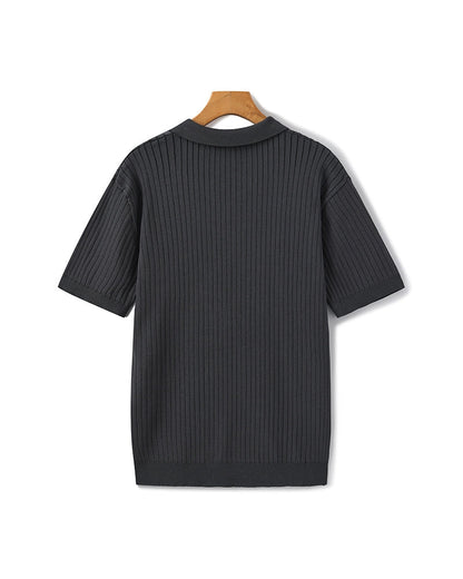 Jersey de punto acanalado de primera calidad