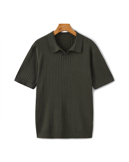 Jersey de punto acanalado de primera calidad