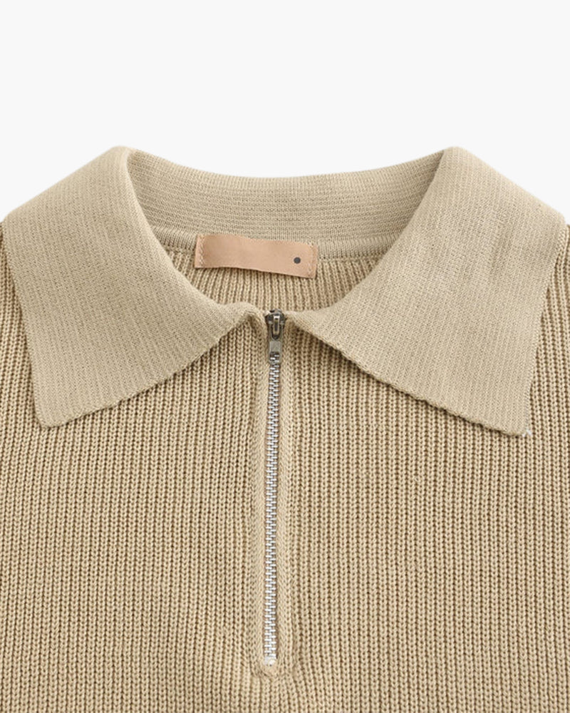 Pullover Cesare mit halbem Reißverschluss - Milano®
